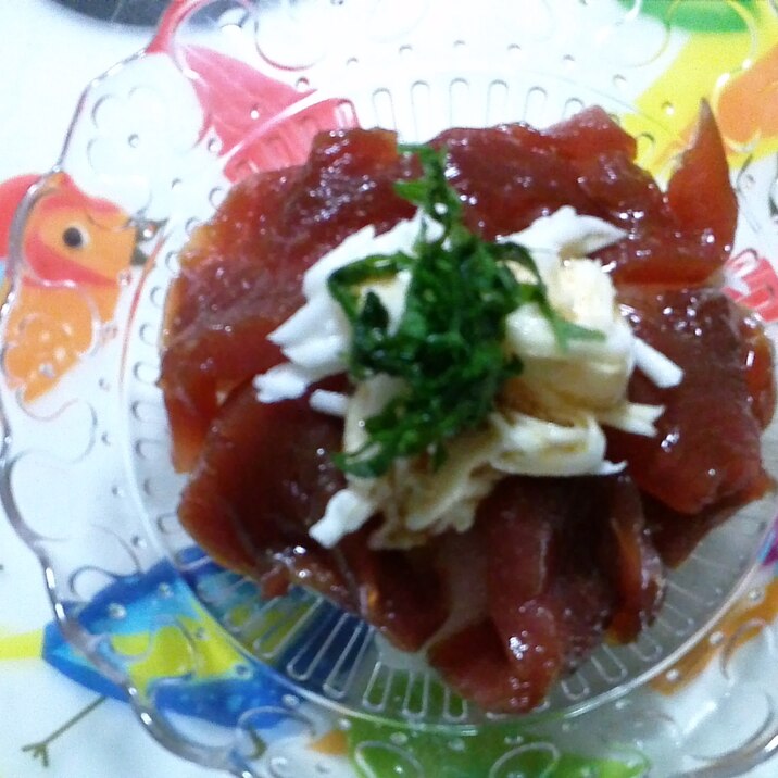 マグロ漬けシャキシャキ長芋丼